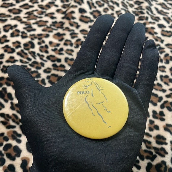 POCO 🐴 Vintage Rock Button Pin Pinback 70s 80s Music Collectible Horse - Picture 7 of 8